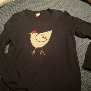 J. Crew navy sweater XL